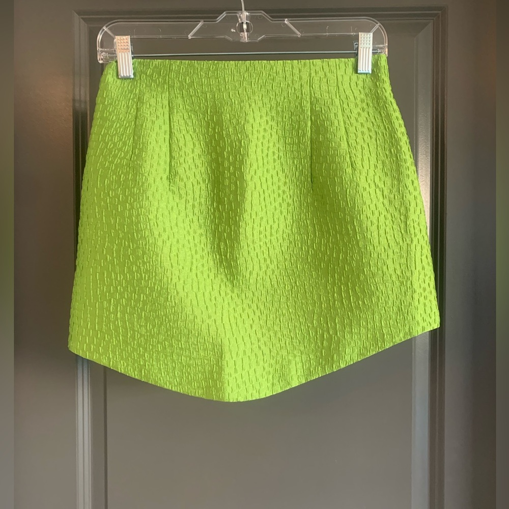Zara Green Mini Skirt